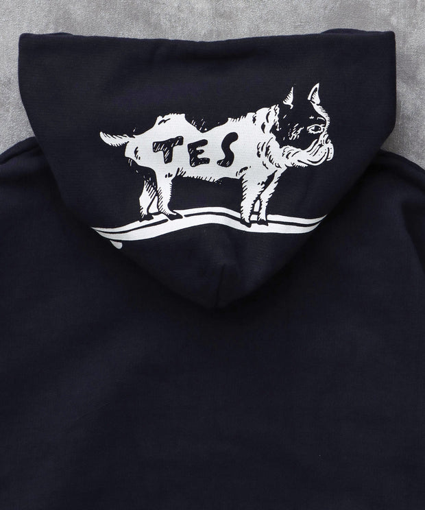 《10月下旬お届け予定》TES LOCAL CREW ZIP PARKA / スウェットパーカー