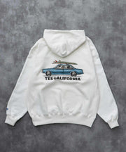 《10月下旬お届け予定》TES 4 BUHI CHASING THE WAVES SWEAT PARKA / スウェットパーカー