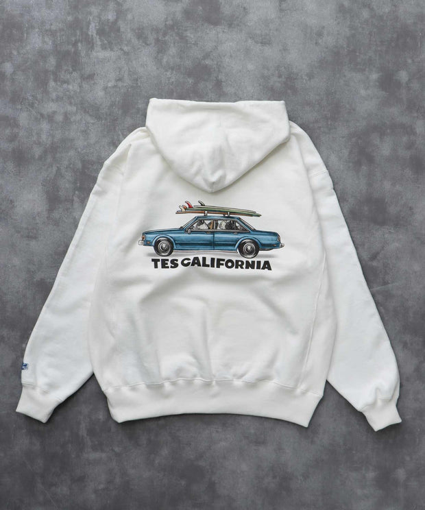 《10月下旬お届け予定》TES 4 BUHI CHASING THE WAVES SWEAT PARKA / スウェットパーカー