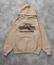 《10月下旬お届け予定》TES 4 BUHI CHASING THE WAVES SWEAT PARKA / スウェットパーカー