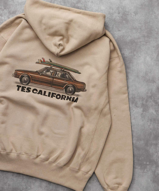 《10月下旬お届け予定》TES 4 BUHI CHASING THE WAVES SWEAT PARKA / スウェットパーカー