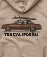 《10月下旬お届け予定》TES 4 BUHI CHASING THE WAVES SWEAT PARKA / スウェットパーカー