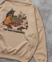 《10月下旬お届け予定》TES YAKUMAN CN SWEAT / クルーネックスウェット