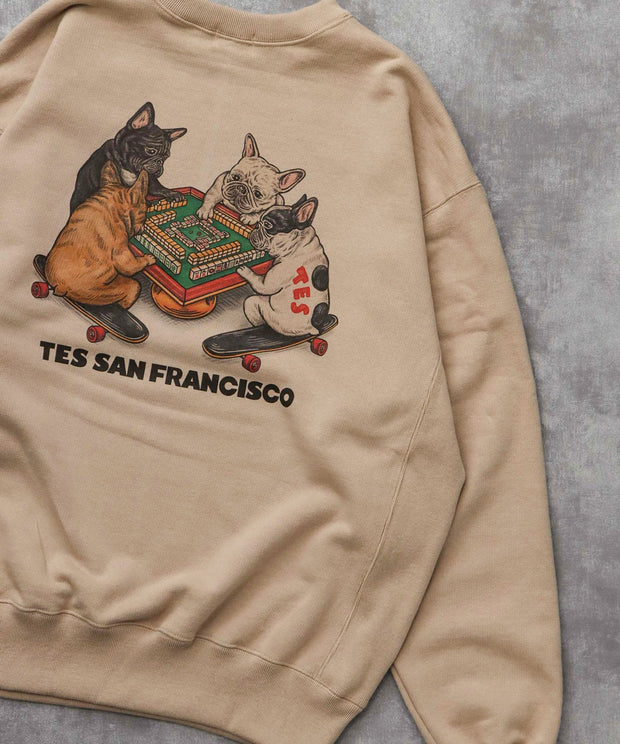 《10月下旬お届け予定》TES YAKUMAN CN SWEAT / クルーネックスウェット