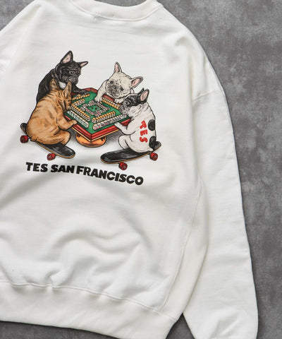 《10月下旬お届け予定》TES YAKUMAN CN SWEAT / クルーネックスウェット