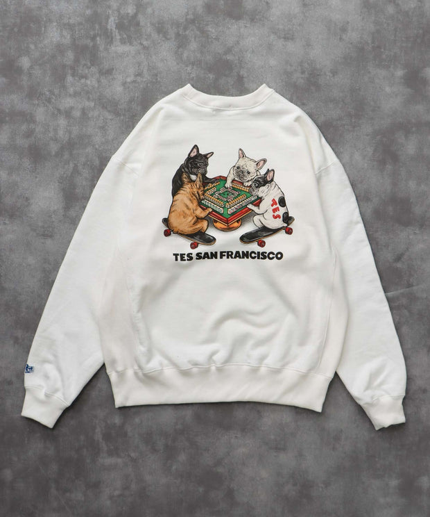 《10月下旬お届け予定》TES YAKUMAN CN SWEAT / クルーネックスウェット