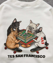 《10月下旬お届け予定》TES YAKUMAN CN SWEAT / クルーネックスウェット