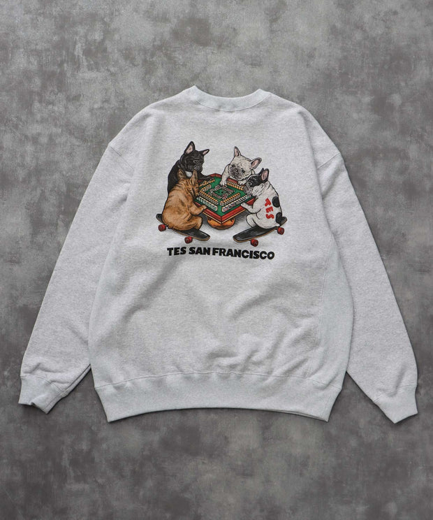 《10月下旬お届け予定》TES YAKUMAN CN SWEAT / クルーネックスウェット