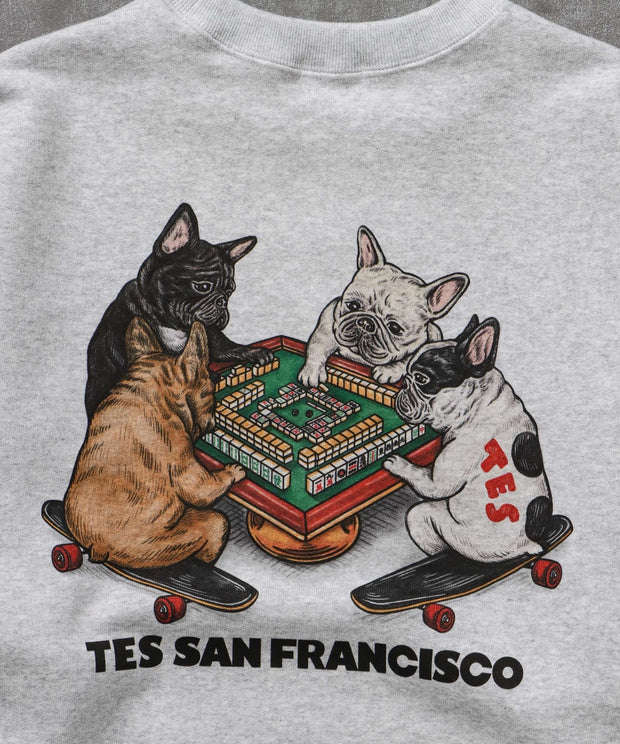 《10月下旬お届け予定》TES YAKUMAN CN SWEAT / クルーネックスウェット