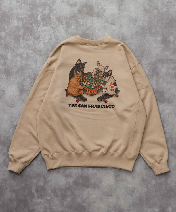 《10月下旬お届け予定》TES YAKUMAN CN SWEAT / クルーネックスウェット