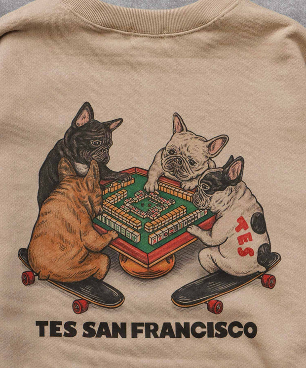 《10月下旬お届け予定》TES YAKUMAN CN SWEAT / クルーネックスウェット