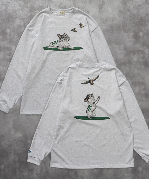 《9月下旬お届け予定》TES 4 COLOR BUHI DUCK WATCHER LONG SLEEVE T-SHIRT / ロンT