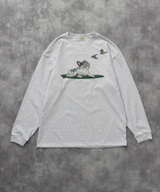 《9月下旬お届け予定》TES 4 COLOR BUHI DUCK WATCHER LONG SLEEVE T-SHIRT / ロンT