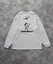 《9月下旬お届け予定》TES 4 COLOR BUHI DUCK WATCHER LONG SLEEVE T-SHIRT / ロンT