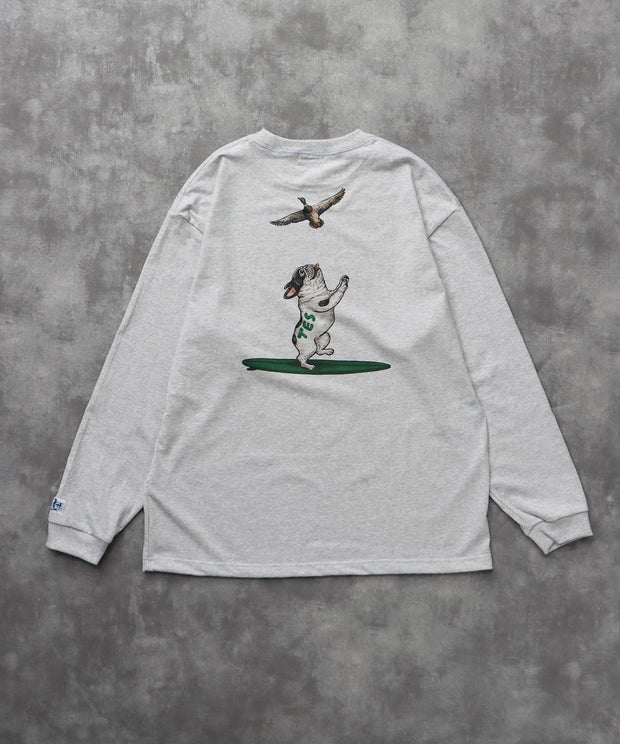 《9月下旬お届け予定》TES 4 COLOR BUHI DUCK WATCHER LONG SLEEVE T-SHIRT / ロンT