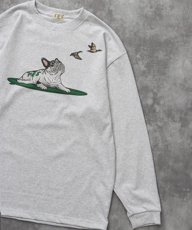 《9月下旬お届け予定》TES 4 COLOR BUHI DUCK WATCHER LONG SLEEVE T-SHIRT / ロンT