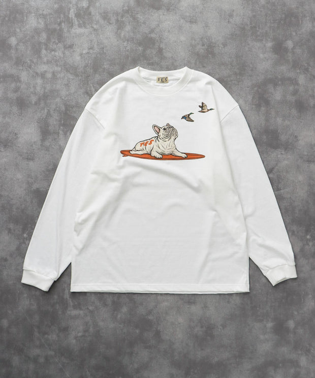 《9月下旬お届け予定》TES 4 COLOR BUHI DUCK WATCHER LONG SLEEVE T-SHIRT / ロンT