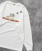 《9月下旬お届け予定》TES 4 COLOR BUHI DUCK WATCHER LONG SLEEVE T-SHIRT / ロンT