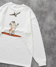 《9月下旬お届け予定》TES 4 COLOR BUHI DUCK WATCHER LONG SLEEVE T-SHIRT / ロンT