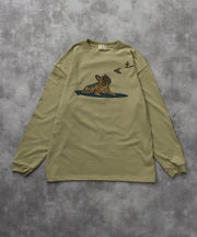 《9月下旬お届け予定》TES 4 COLOR BUHI DUCK WATCHER LONG SLEEVE T-SHIRT / ロンT