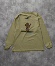 《9月下旬お届け予定》TES 4 COLOR BUHI DUCK WATCHER LONG SLEEVE T-SHIRT / ロンT