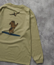 《9月下旬お届け予定》TES 4 COLOR BUHI DUCK WATCHER LONG SLEEVE T-SHIRT / ロンT
