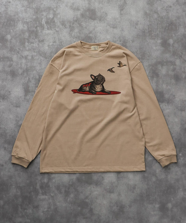 《9月下旬お届け予定》TES 4 COLOR BUHI DUCK WATCHER LONG SLEEVE T-SHIRT / ロンT