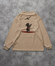 《9月下旬お届け予定》TES 4 COLOR BUHI DUCK WATCHER LONG SLEEVE T-SHIRT / ロンT