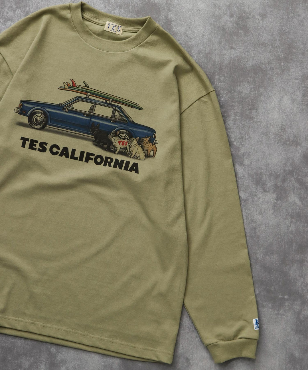 TES 4 BUHI CHASING THE WAVES LONG SLEEVE T-SHIRT / ロンT – TES