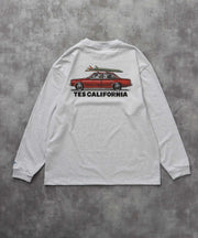 《9月下旬お届け予定》TES 4 BUHI CHASING THE WAVES LONG SLEEVE T-SHIRT / ロンT