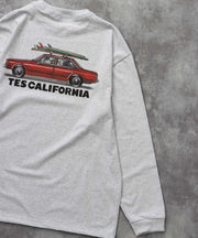 《9月下旬お届け予定》TES 4 BUHI CHASING THE WAVES LONG SLEEVE T-SHIRT / ロンT