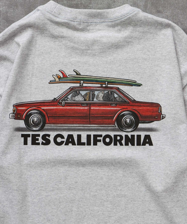 《9月下旬お届け予定》TES 4 BUHI CHASING THE WAVES LONG SLEEVE T-SHIRT / ロンT