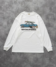 《9月下旬お届け予定》TES 4 BUHI CHASING THE WAVES LONG SLEEVE T-SHIRT / ロンT
