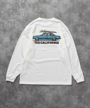 《9月下旬お届け予定》TES 4 BUHI CHASING THE WAVES LONG SLEEVE T-SHIRT / ロンT