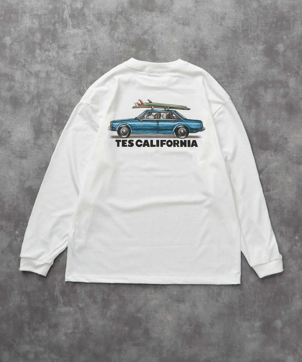 《9月下旬お届け予定》TES 4 BUHI CHASING THE WAVES LONG SLEEVE T-SHIRT / ロンT