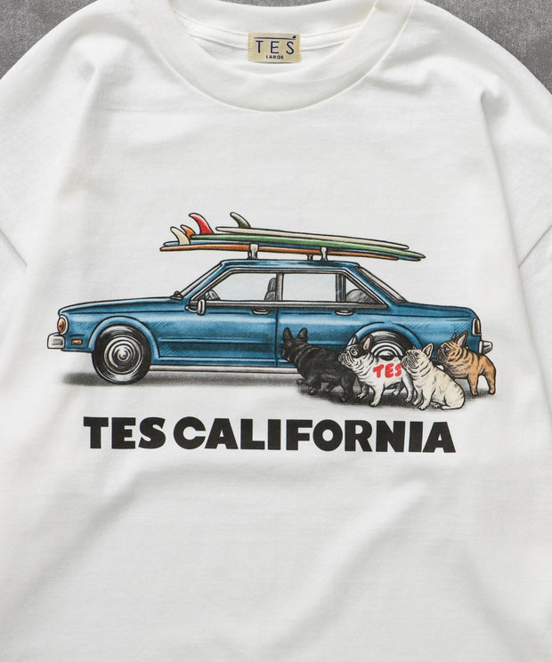 《9月下旬お届け予定》TES 4 BUHI CHASING THE WAVES LONG SLEEVE T-SHIRT / ロンT