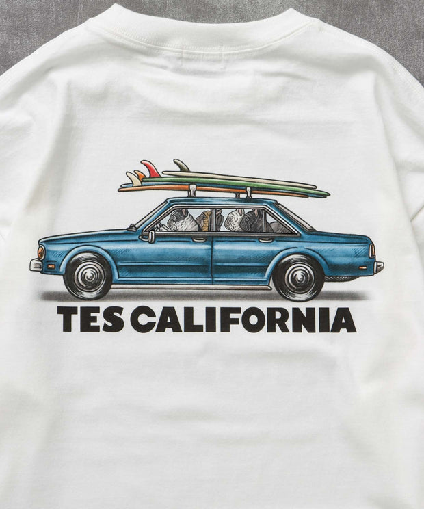 《9月下旬お届け予定》TES 4 BUHI CHASING THE WAVES LONG SLEEVE T-SHIRT / ロンT