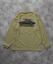 《9月下旬お届け予定》TES 4 BUHI CHASING THE WAVES LONG SLEEVE T-SHIRT / ロンT