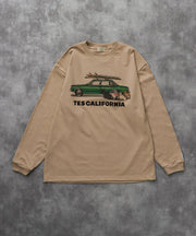 《9月下旬お届け予定》TES 4 BUHI CHASING THE WAVES LONG SLEEVE T-SHIRT / ロンT