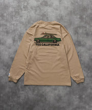 《9月下旬お届け予定》TES 4 BUHI CHASING THE WAVES LONG SLEEVE T-SHIRT / ロンT