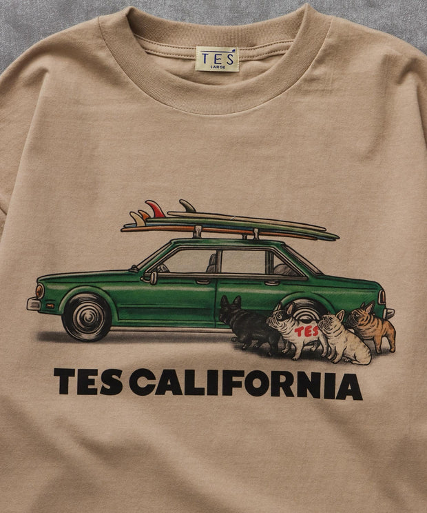 《9月下旬お届け予定》TES 4 BUHI CHASING THE WAVES LONG SLEEVE T-SHIRT / ロンT