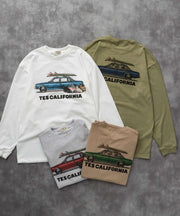《9月下旬お届け予定》TES 4 BUHI CHASING THE WAVES LONG SLEEVE T-SHIRT / ロンT