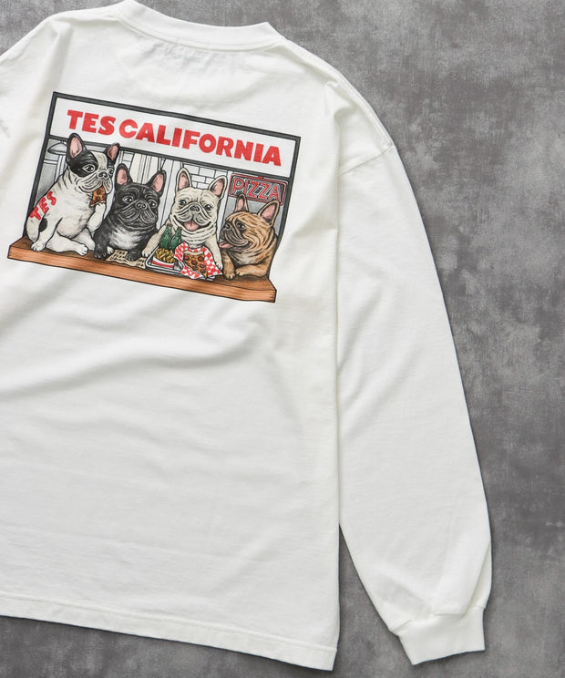 《9月下旬お届け予定》TES CALIFORNIA PIZZA DINER LONG SLEEVE T-SHIRT / ロンT