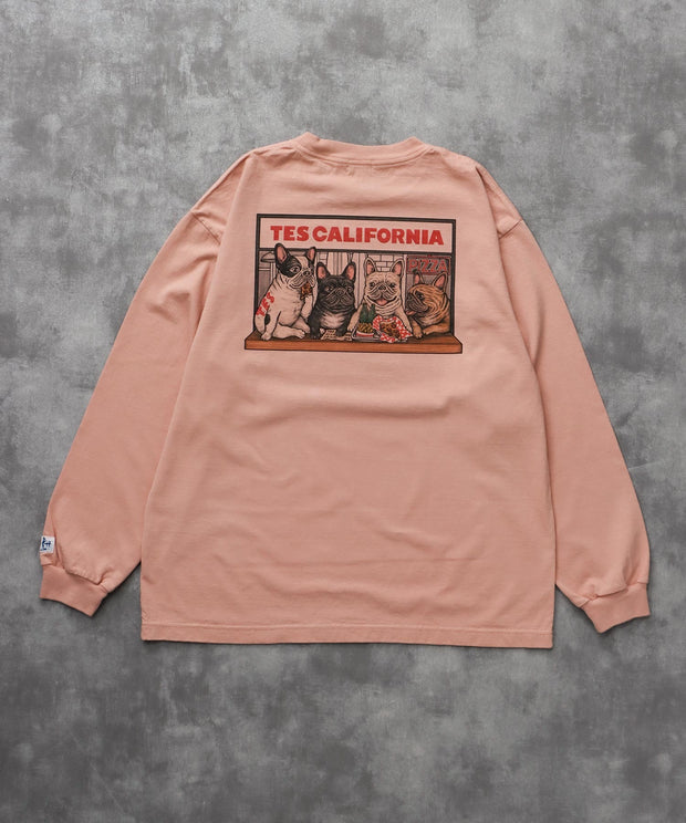 《9月下旬お届け予定》TES CALIFORNIA PIZZA DINER LONG SLEEVE T-SHIRT / ロンT