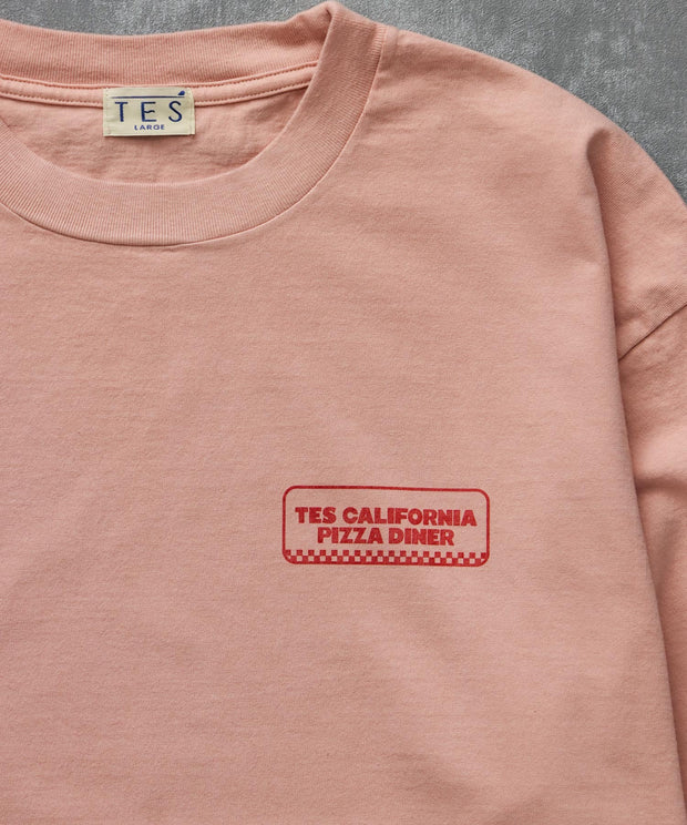 《9月下旬お届け予定》TES CALIFORNIA PIZZA DINER LONG SLEEVE T-SHIRT / ロンT