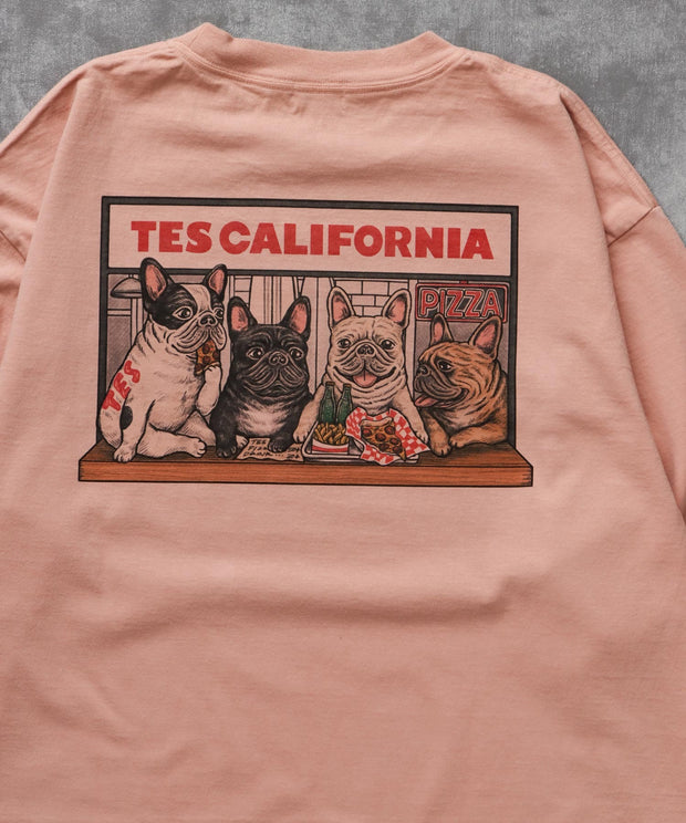 《9月下旬お届け予定》TES CALIFORNIA PIZZA DINER LONG SLEEVE T-SHIRT / ロンT