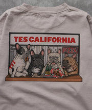 《9月下旬お届け予定》TES CALIFORNIA PIZZA DINER LONG SLEEVE T-SHIRT / ロンT