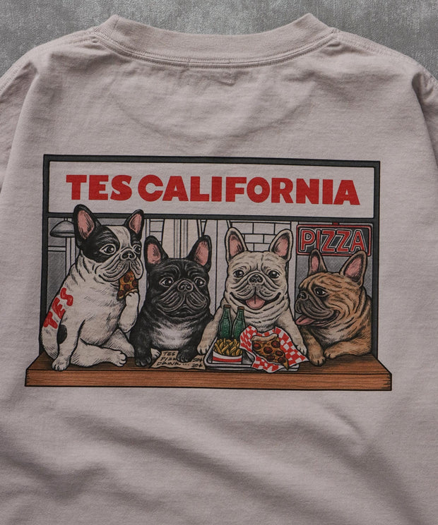 《9月下旬お届け予定》TES CALIFORNIA PIZZA DINER LONG SLEEVE T-SHIRT / ロンT