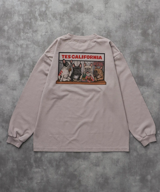 《9月下旬お届け予定》TES CALIFORNIA PIZZA DINER LONG SLEEVE T-SHIRT / ロンT