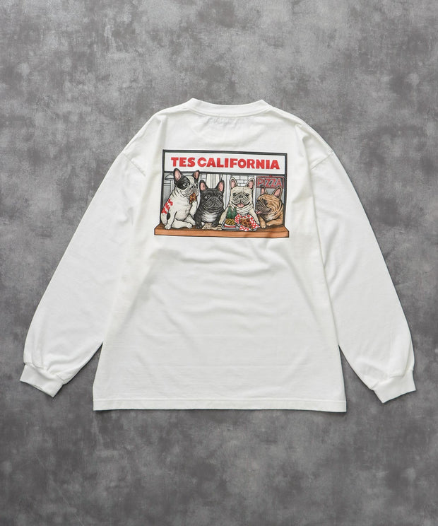 《9月下旬お届け予定》TES CALIFORNIA PIZZA DINER LONG SLEEVE T-SHIRT / ロンT
